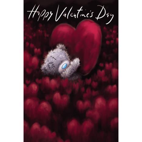 Bear Hugging Heart Softly Drawn Me to You Bear Valentine's Day Card £2.49